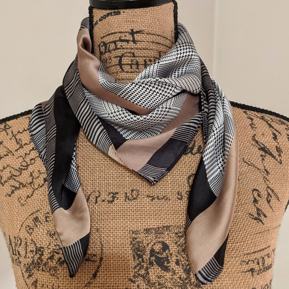 Silk Feel Neck Scarf
